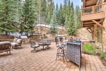 The Timbers common patio by the pool - great for BBQs